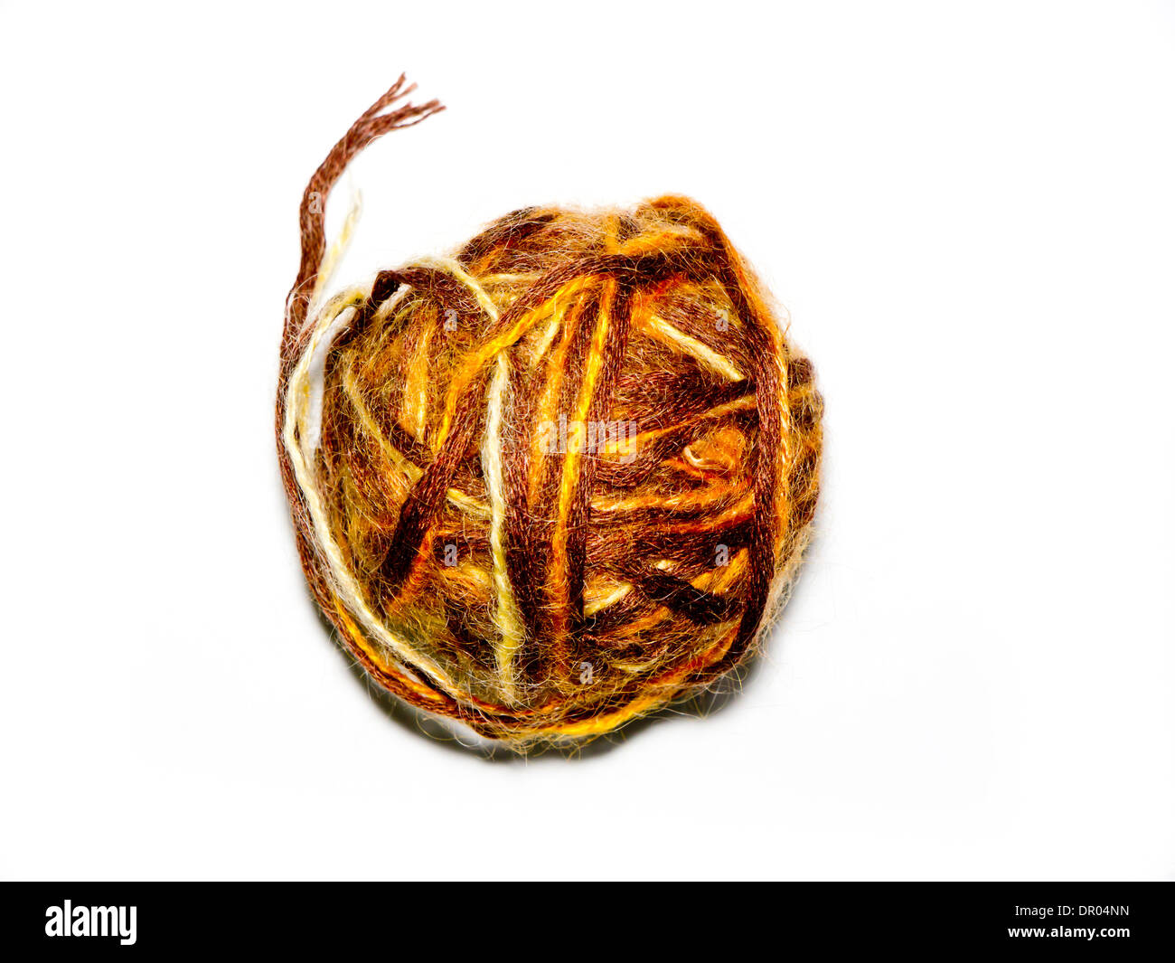Close view brown threads hi-res stock photography and images - Alamy