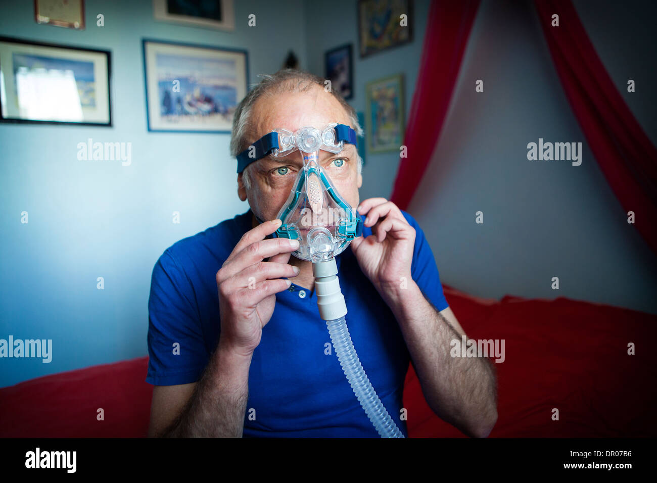 SLEEP APNEA SYNDROME Stock Photo Alamy