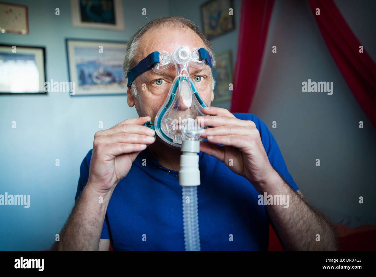 SLEEP APNEA SYNDROME Stock Photo Alamy