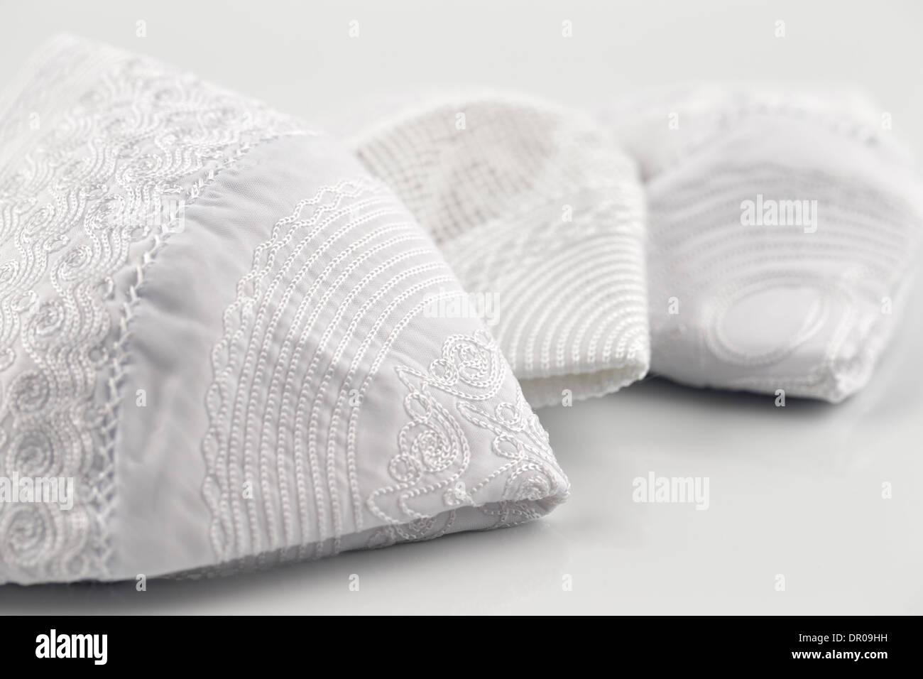 Skull caps are usually worn by Muslim men, sometimes as a simple cap