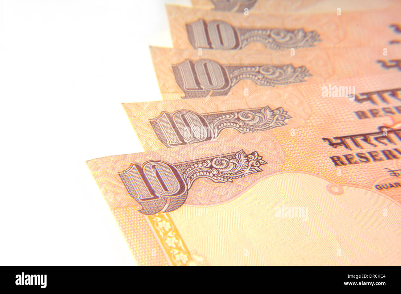 A one rupee note ,Indian Currency Stock Photo
