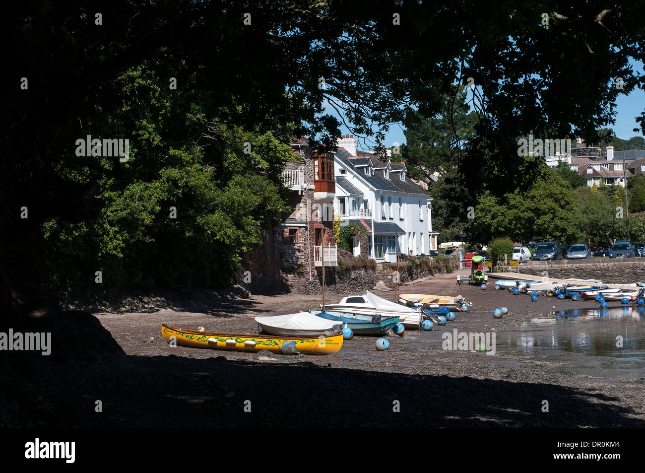 stoke gabriel,south devon coast,Tranquil Scene, Built Structure, Village, Nature, Transportation, Travel Destinations, Vertical, Stock Photo