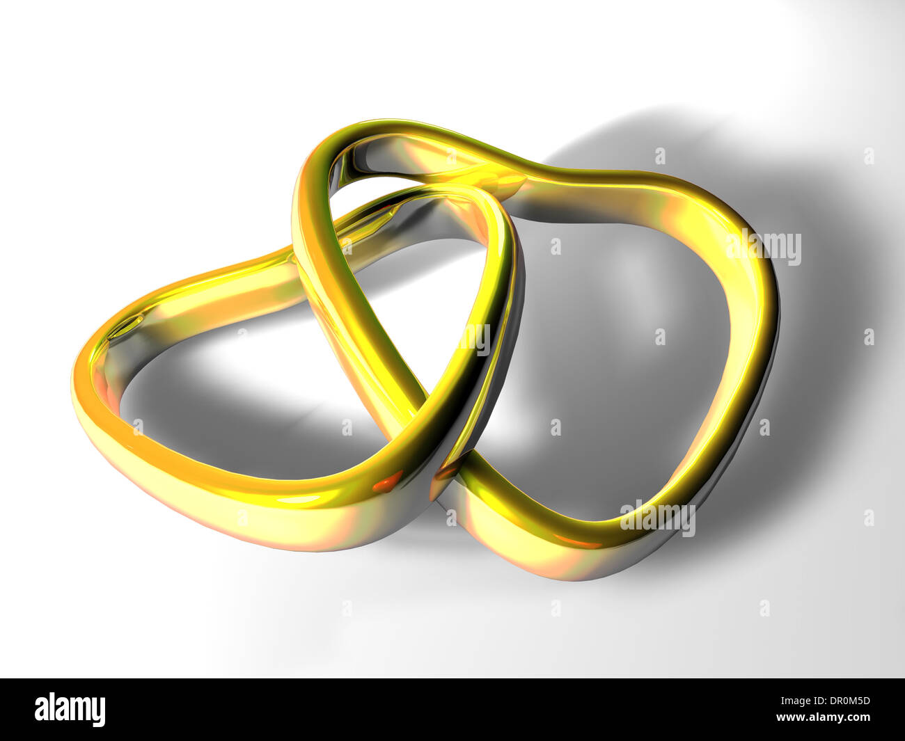 Wedding band heart hi-res stock photography and images - Alamy