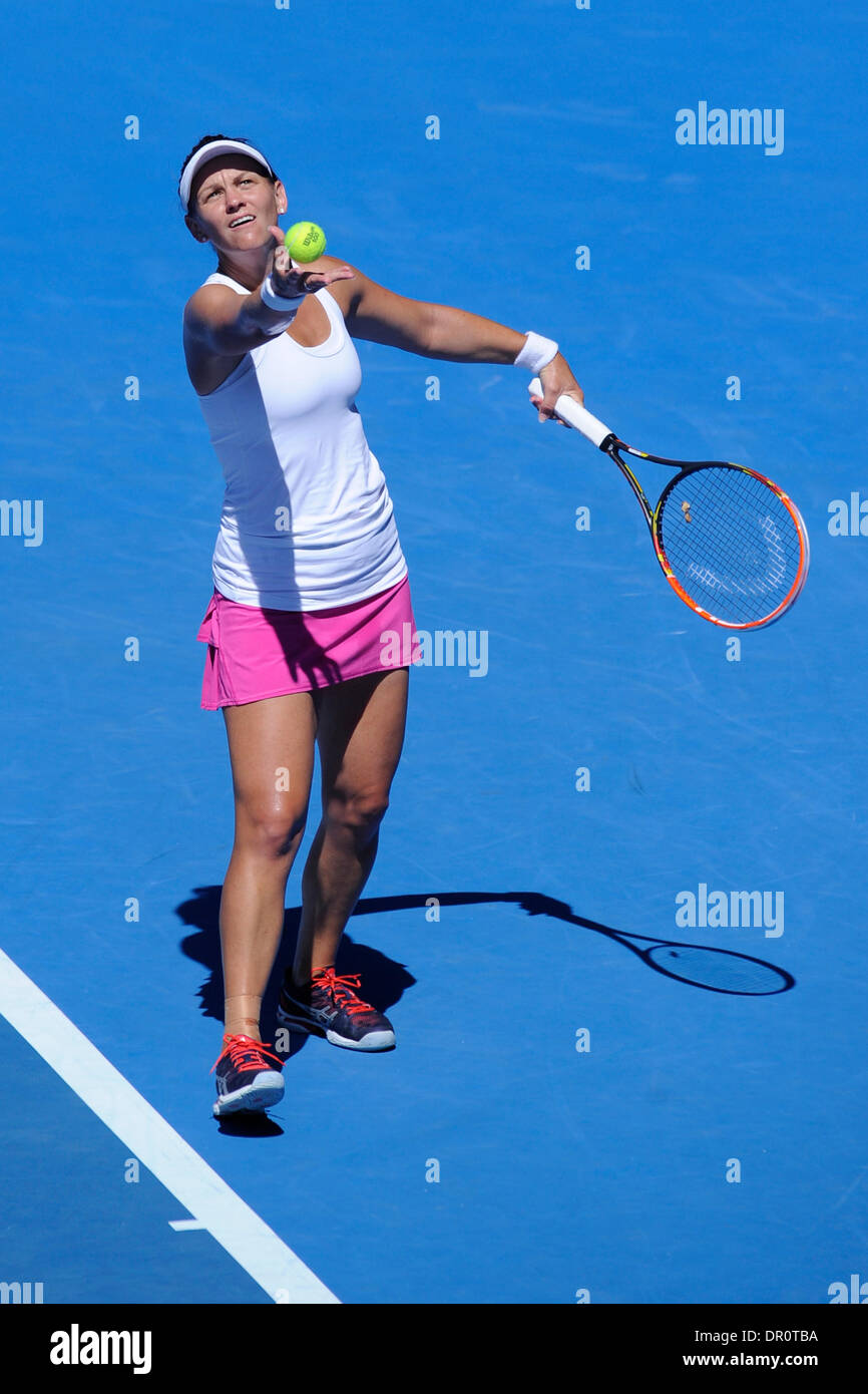 Melbourne, Australia. 17th Jan, 2014. Casey Dellacqua of Australia in