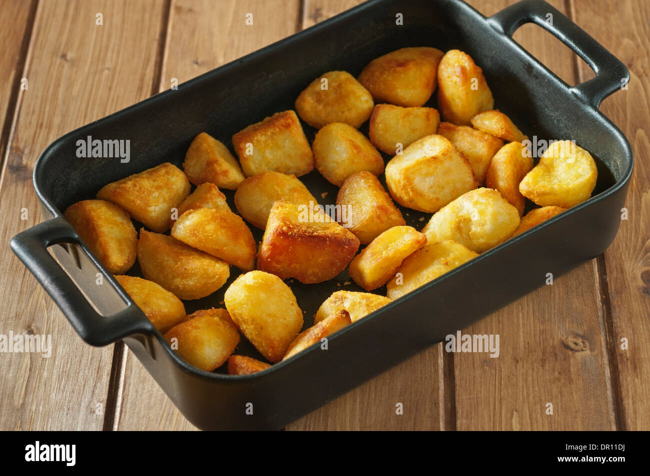 Roast potatoes Stock Photo