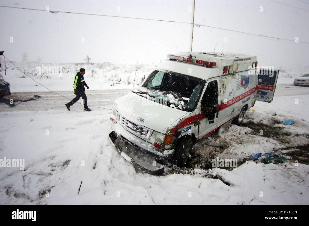 Dec 17, 2008 Adelanto, California, USA An AMR supervisor takes