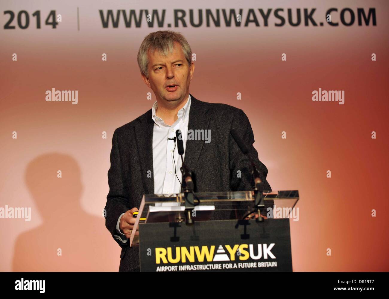 Runways UK conference, London. Britain, UK. Huw Thomas of Foster and Partners Stock Photo