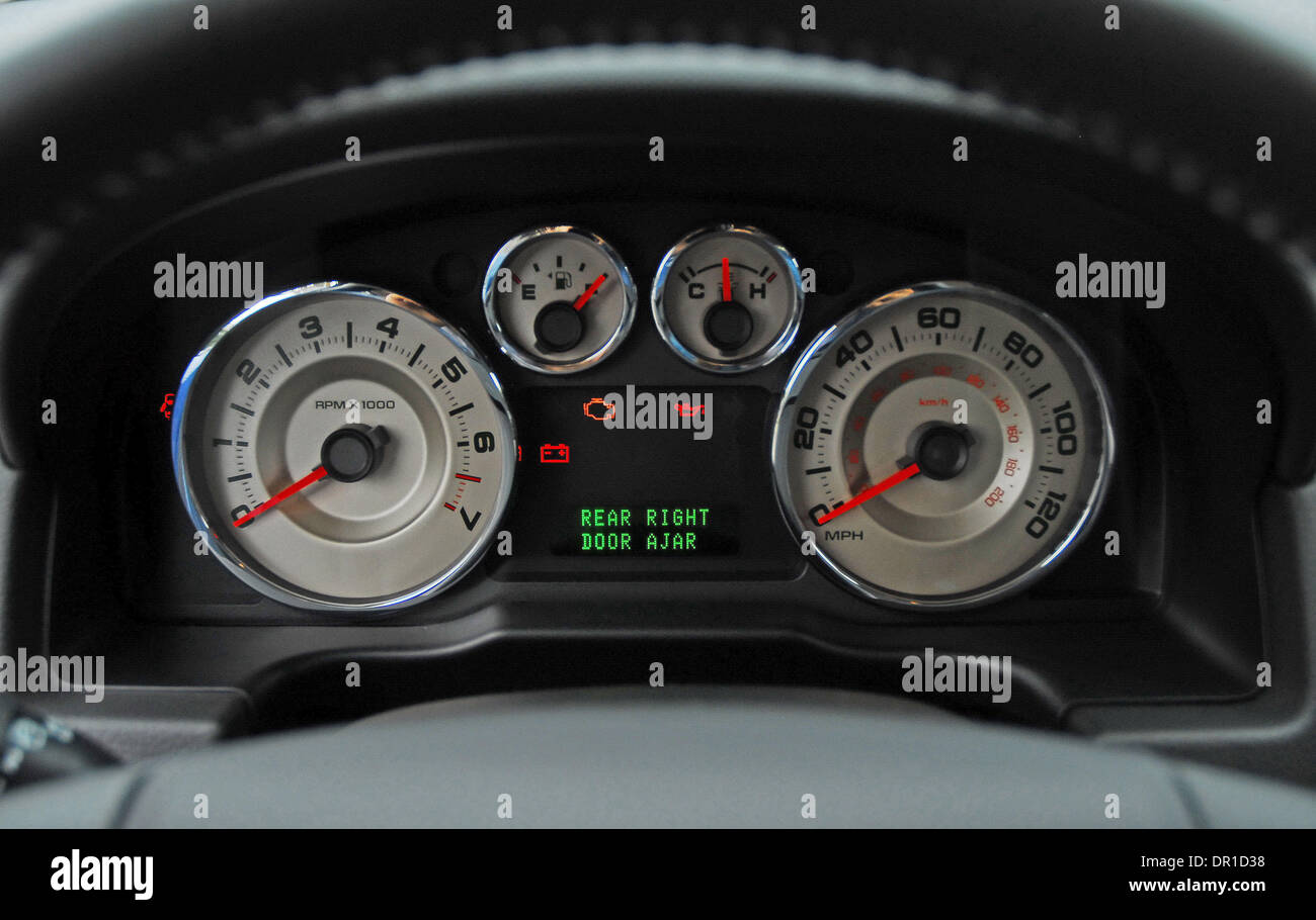 Apr 27, 2009 Los Angeles, California, USA Instrument Cluster on the