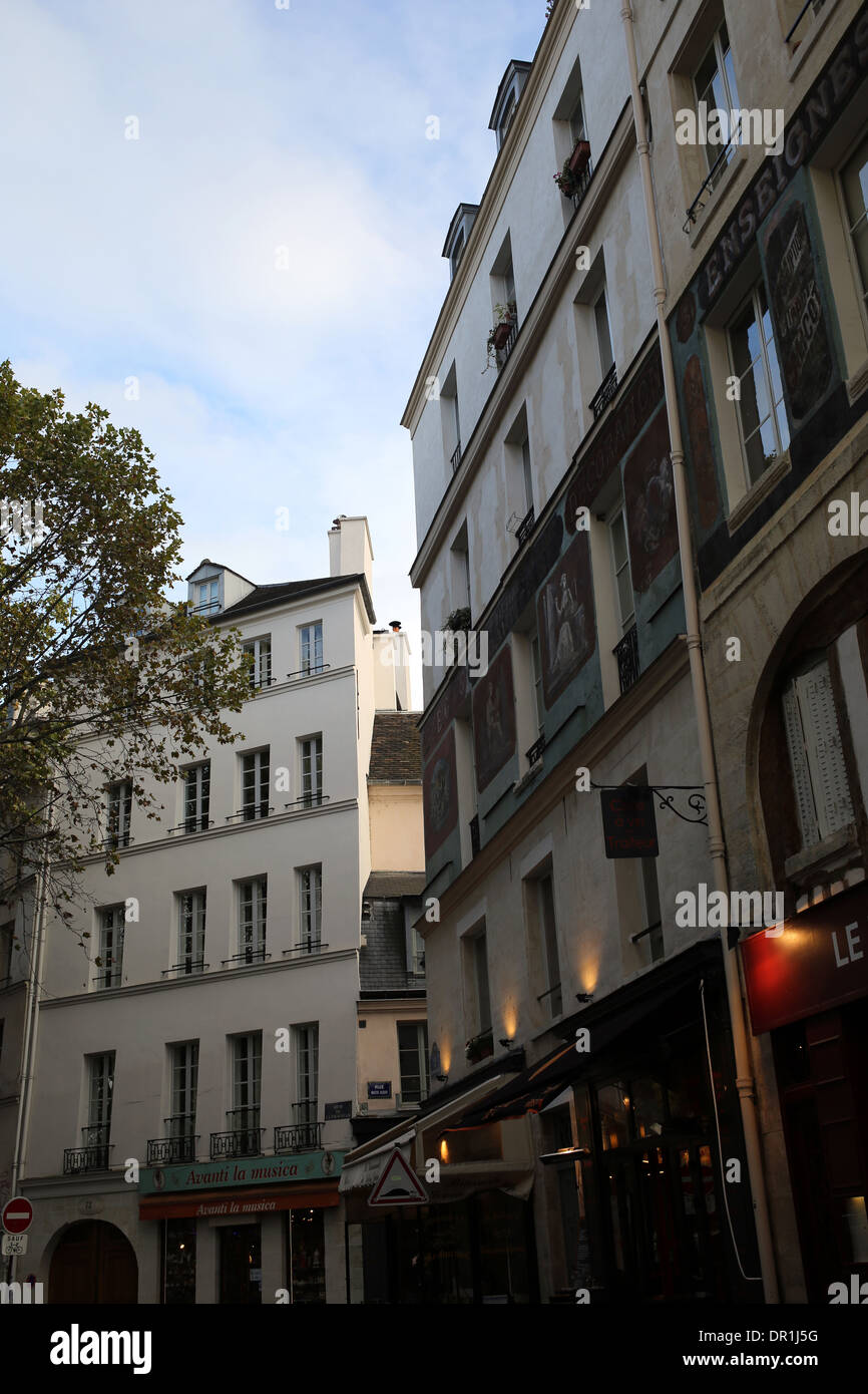 Rue des trois portes Fifth arrondissement Paris France Stock