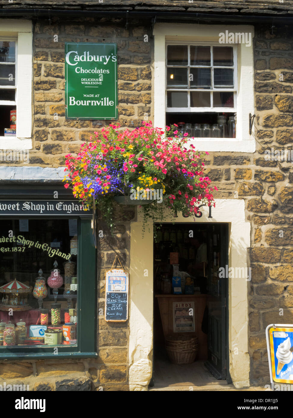 The Oldest Sweet shop in England Pateley Bridge Nidderdale North Yorkshire England Stock Photo