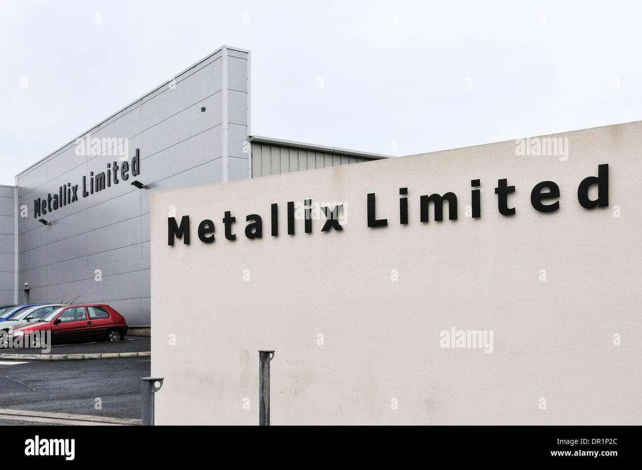 Ballymena, Northern Ireland. 17 Jan 2014 - Metallix Limited fabrication plant in Ballymena, Northern Ireland, which specialises in precision laser cutting of steel and aluminium.  Part of the Wrightbus group. Credit:  Stephen Barnes/Alamy Live News Stock Photo