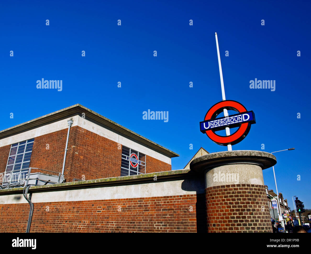 Exterior of Sudbury Hill Underground Station, designed by Charles ...