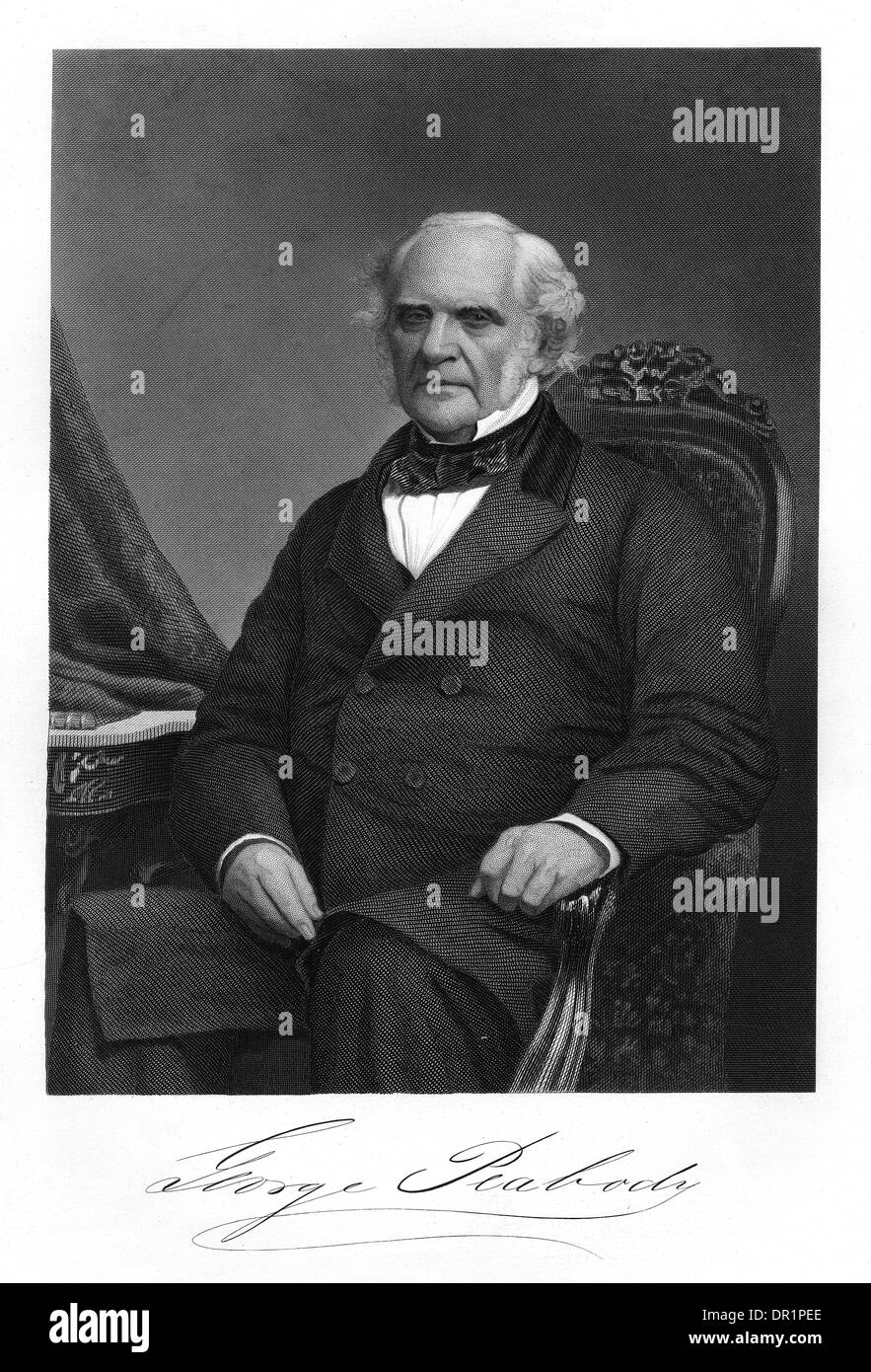 GEORGE PEABODY Stock Photo