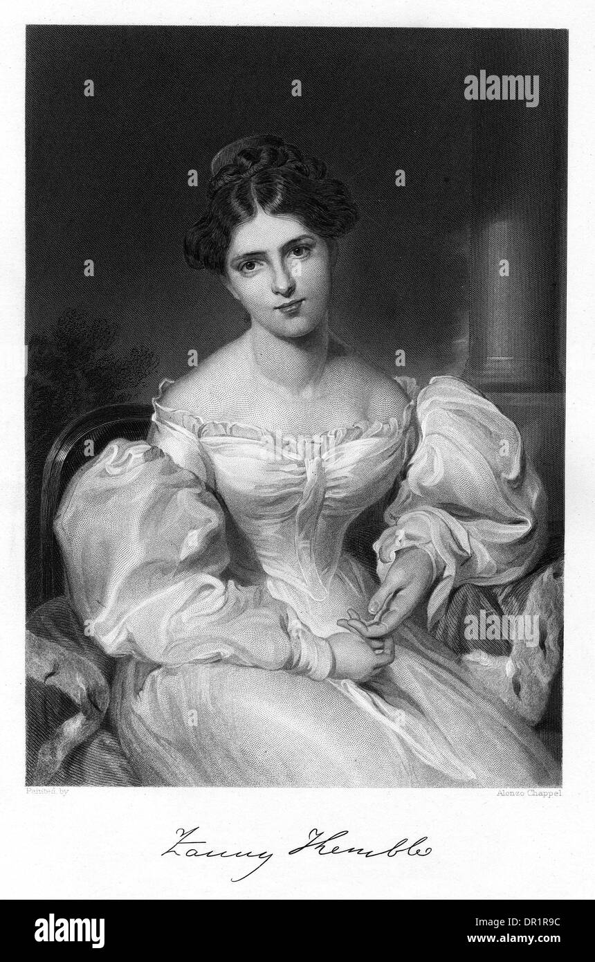 Frances anne kemble Black and White Stock Photos & Images - Alamy