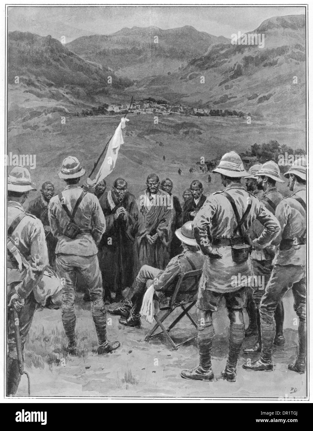 TIBET EXPEDITION/1904 Stock Photo