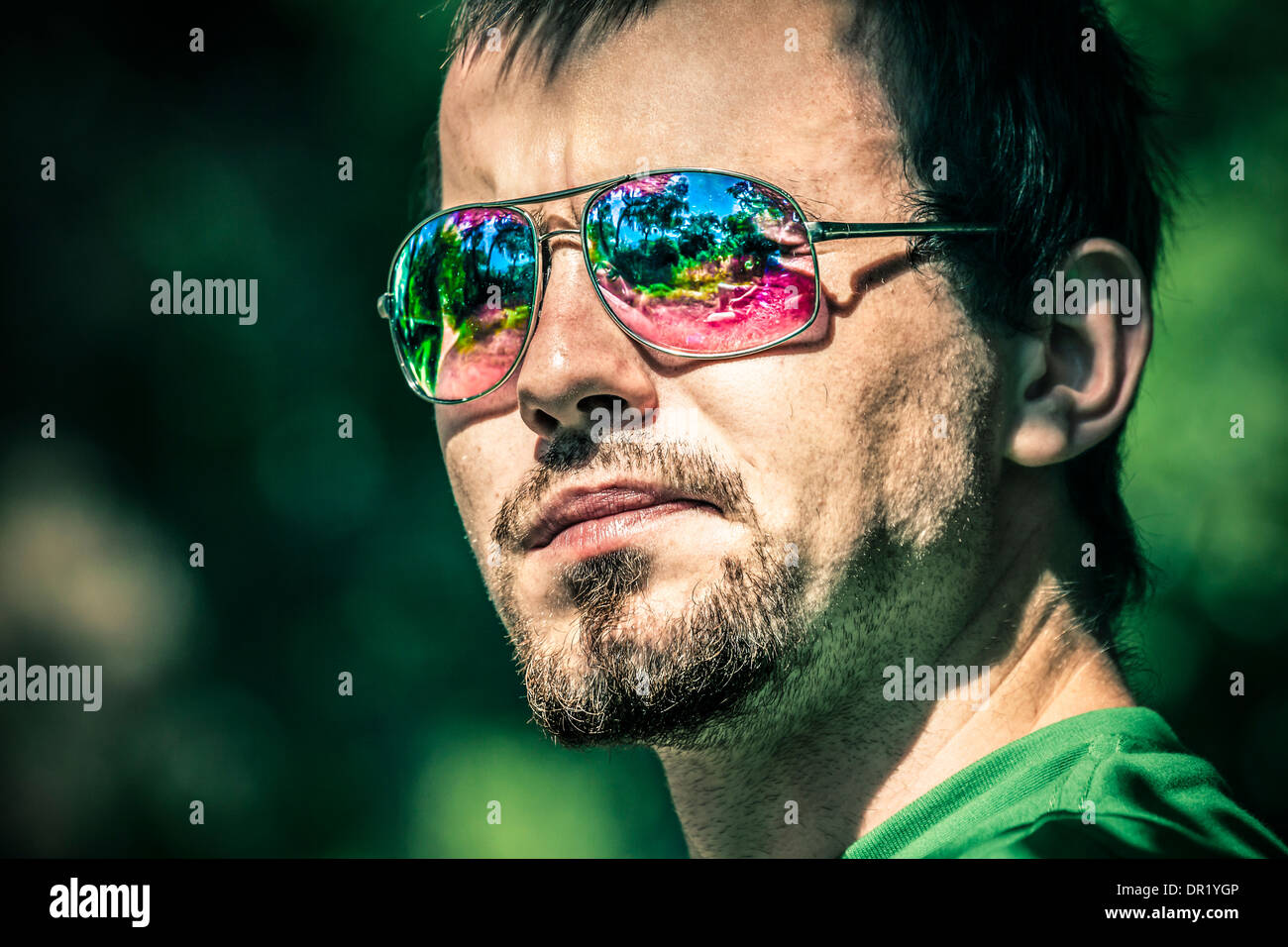 Portrait male wearing sunglasses hi-res stock photography and images ...