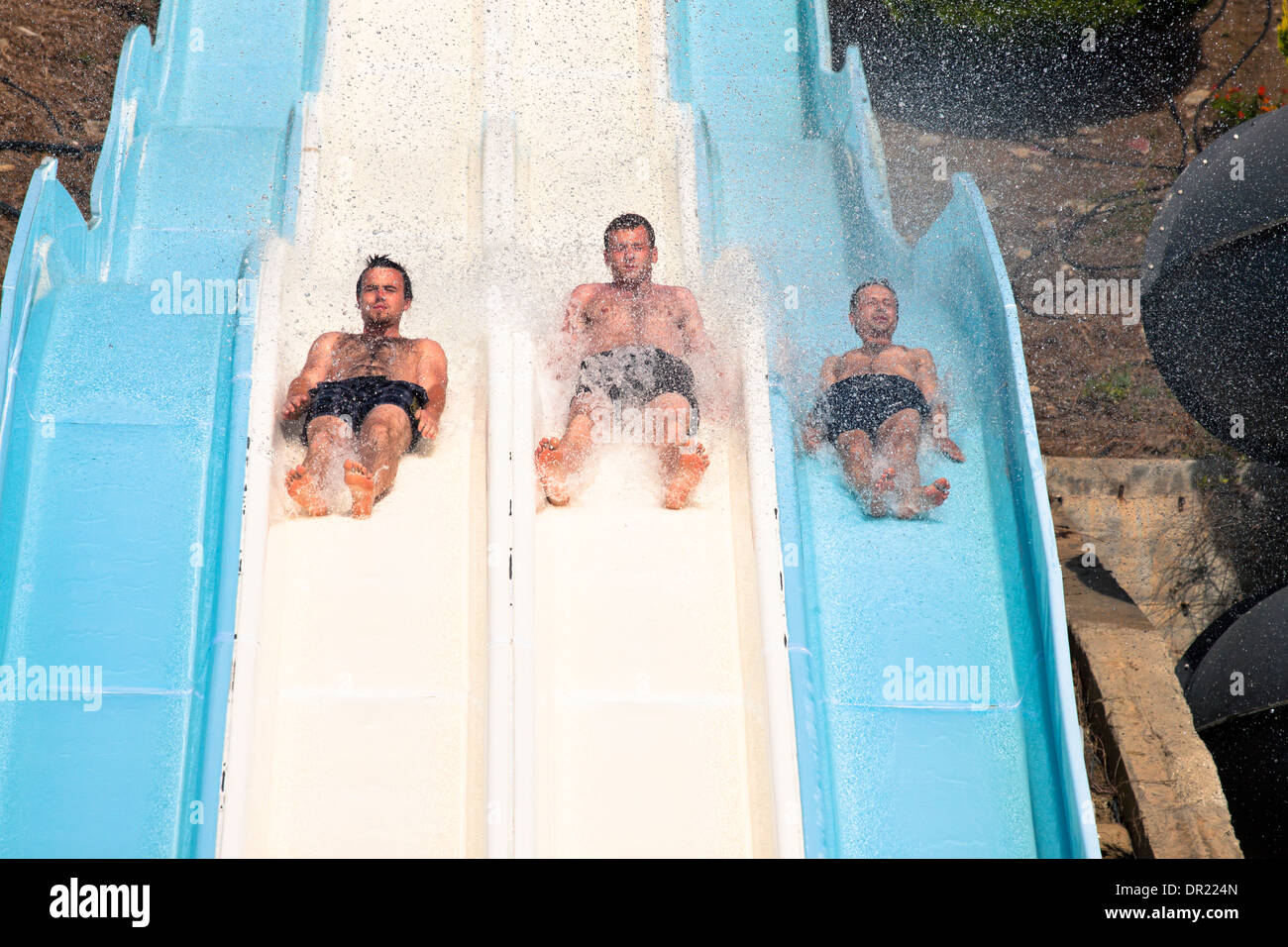Aqua park slides hi-res stock photography and images - Alamy