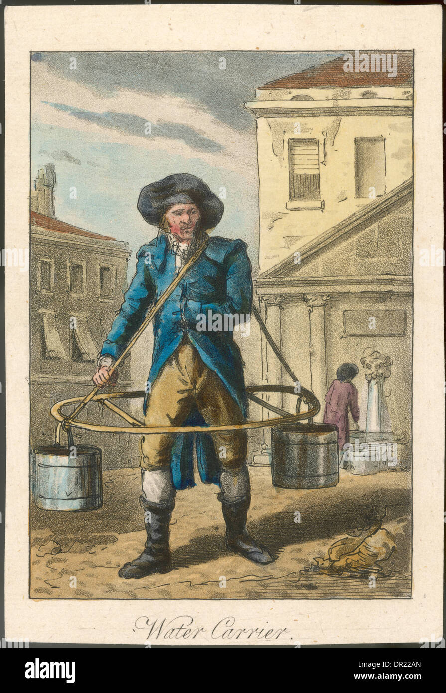 WATER CARRIER Stock Photo