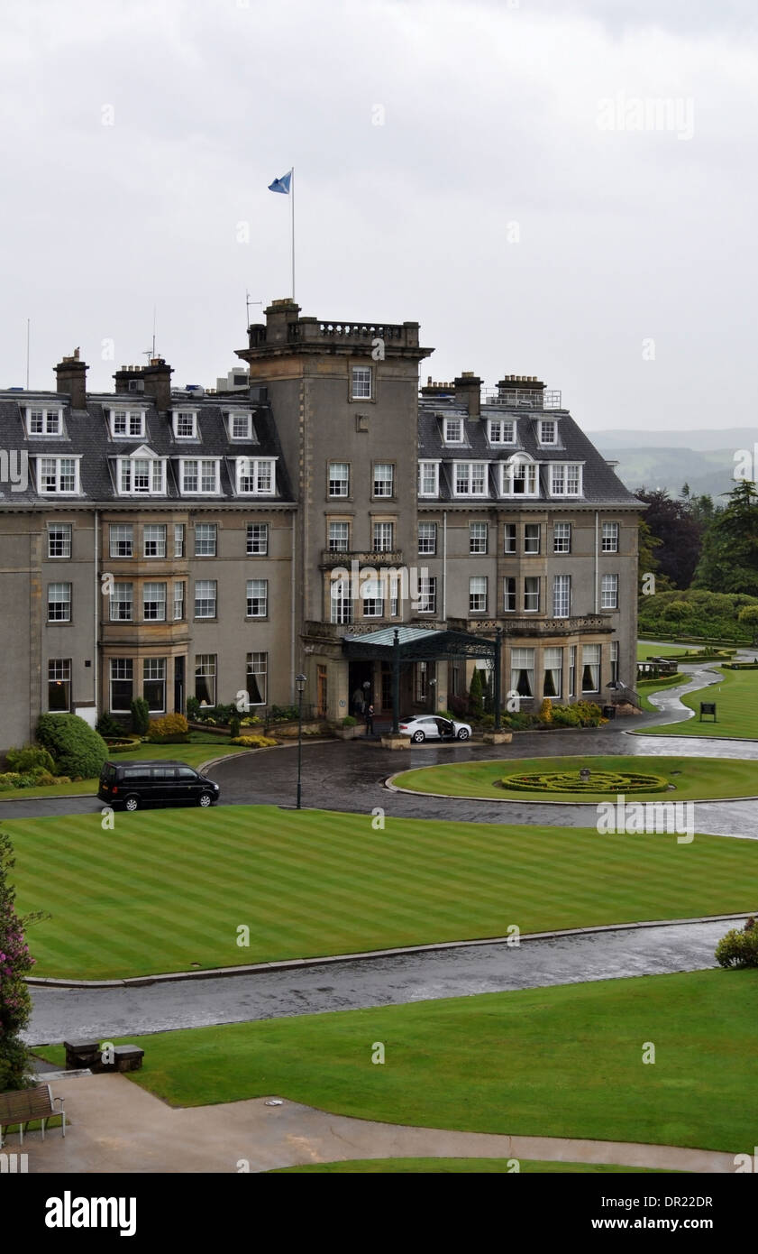 Luxury 5 star hotel Gleneagles in Scotland Stock Photo