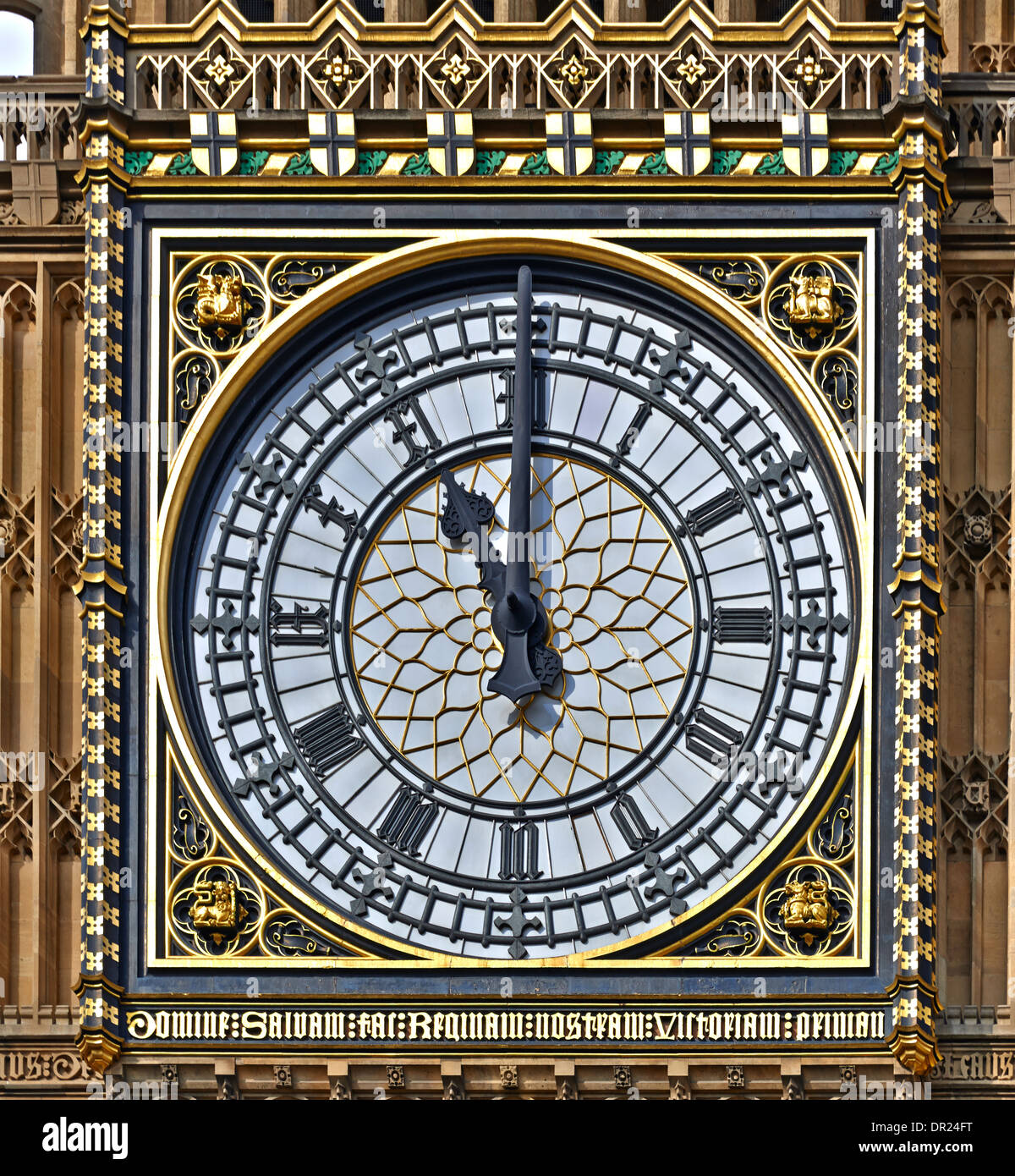 Big Ben is the nickname for the great bell of the clock at the north end of the Palace of Westminster in London Stock Photo