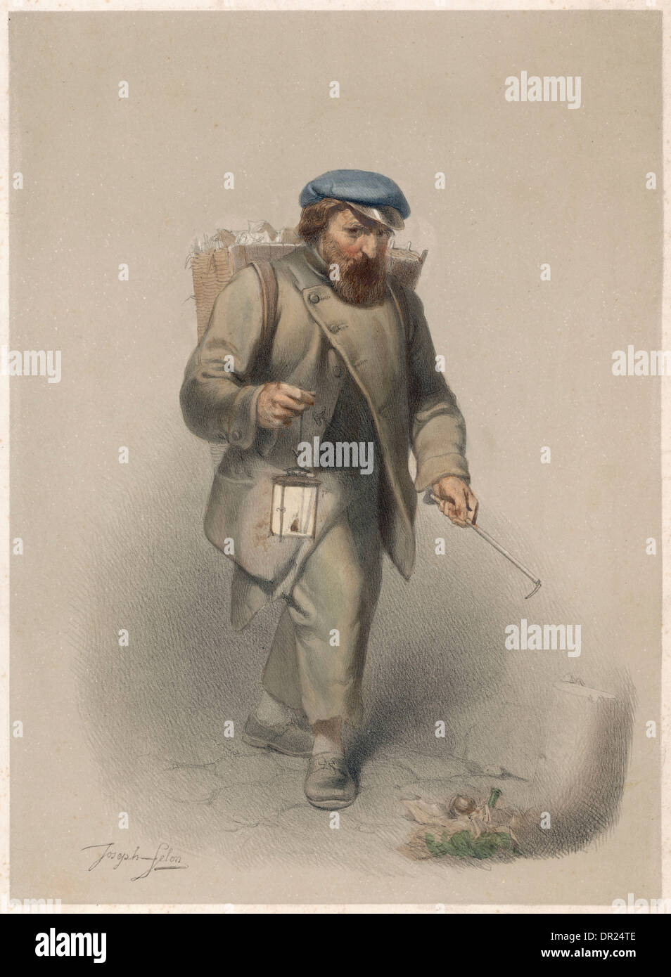 FRENCH RAG COLLECTOR Stock Photo Alamy