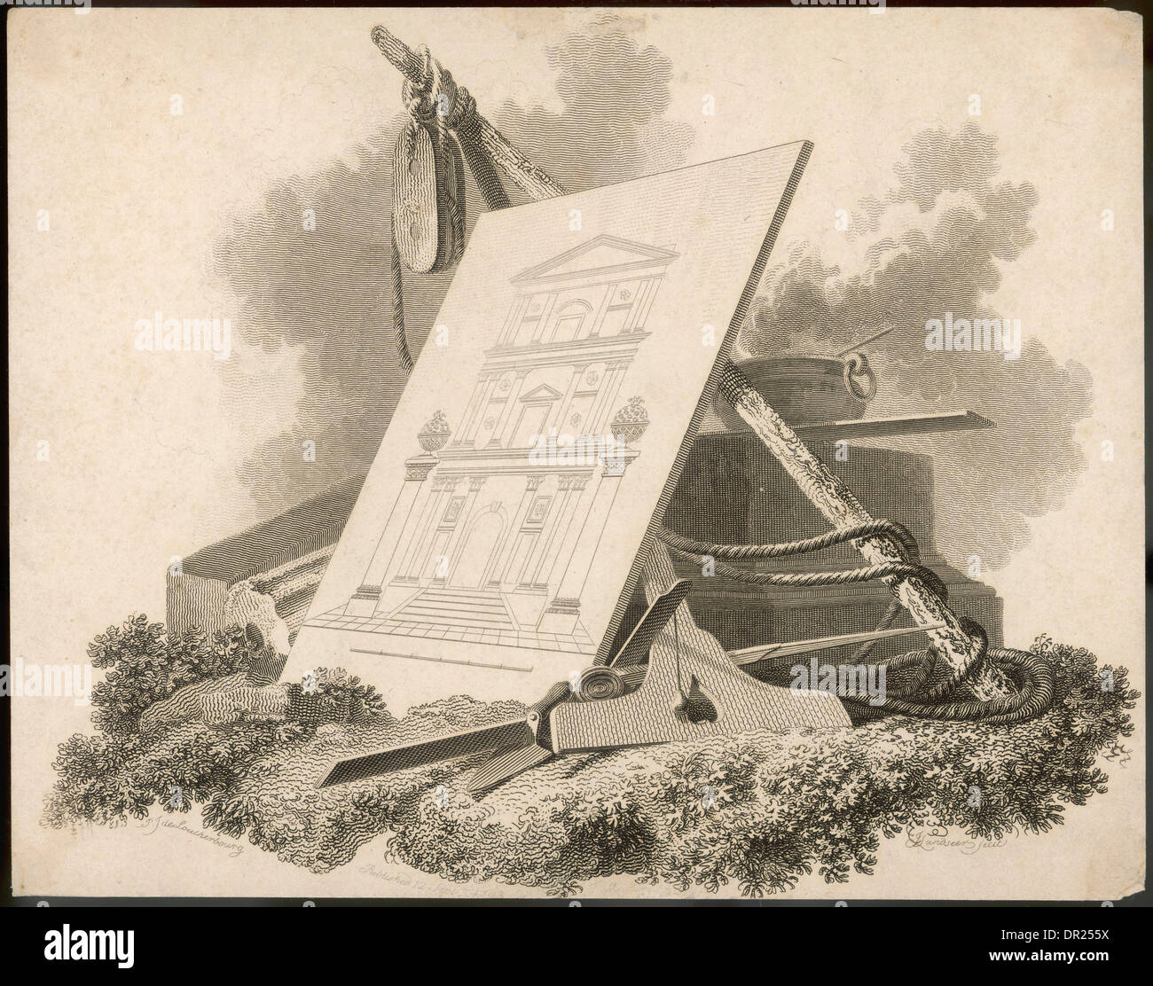 TOOLS OF AN ARCHITECT Stock Photo Alamy