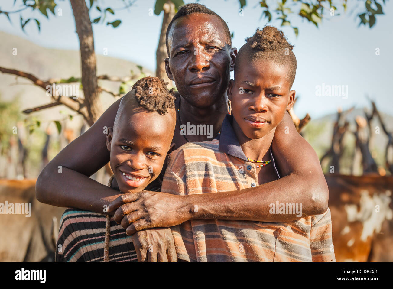 Himba men hi-res stock photography and images - Alamy