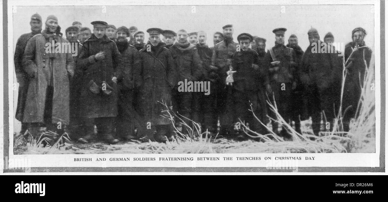 CHRISTMAS TRUCE/PHOTO Stock Photo