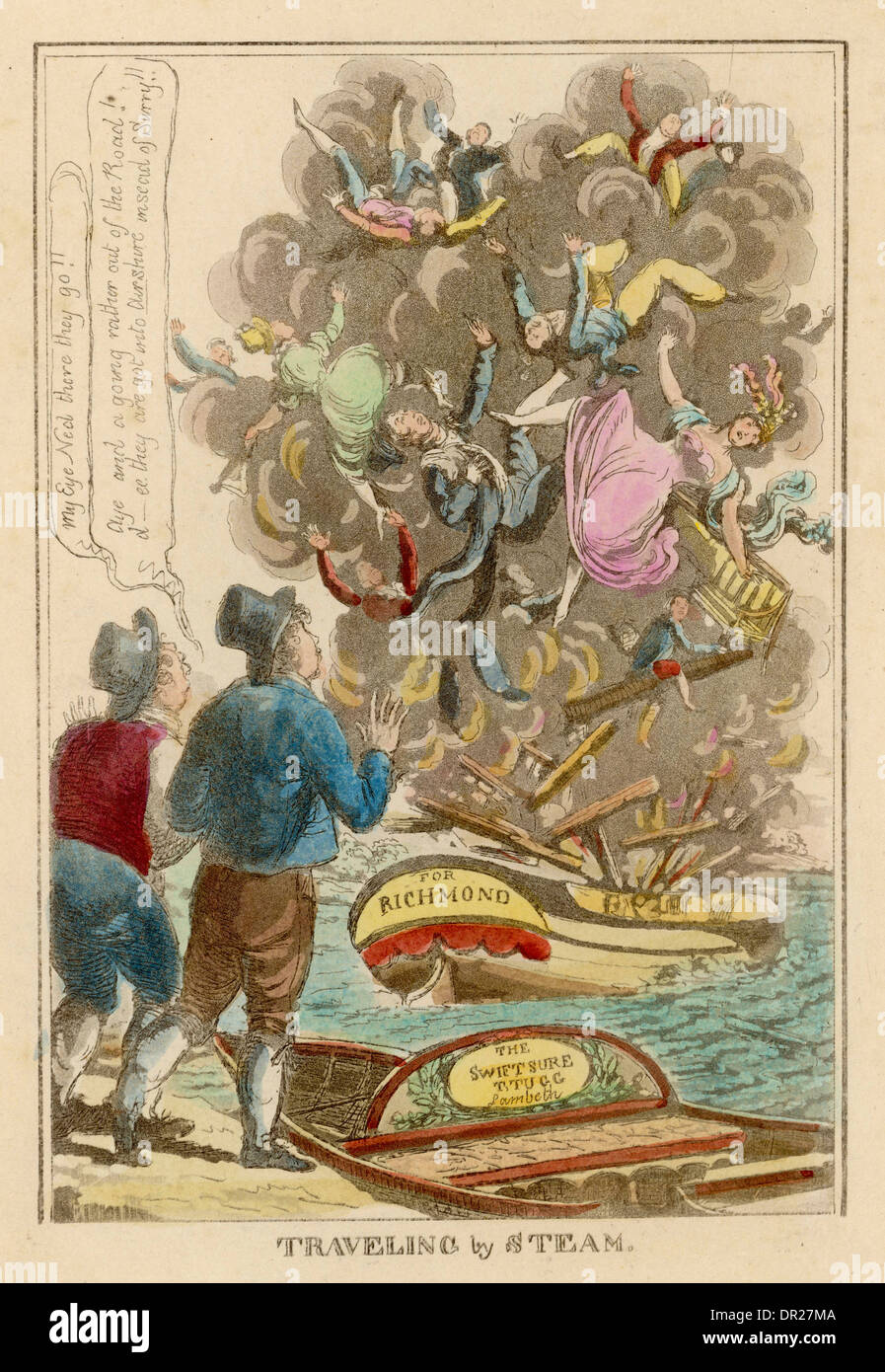 Terrible steamboat explosion hi-res stock photography and images - Alamy
