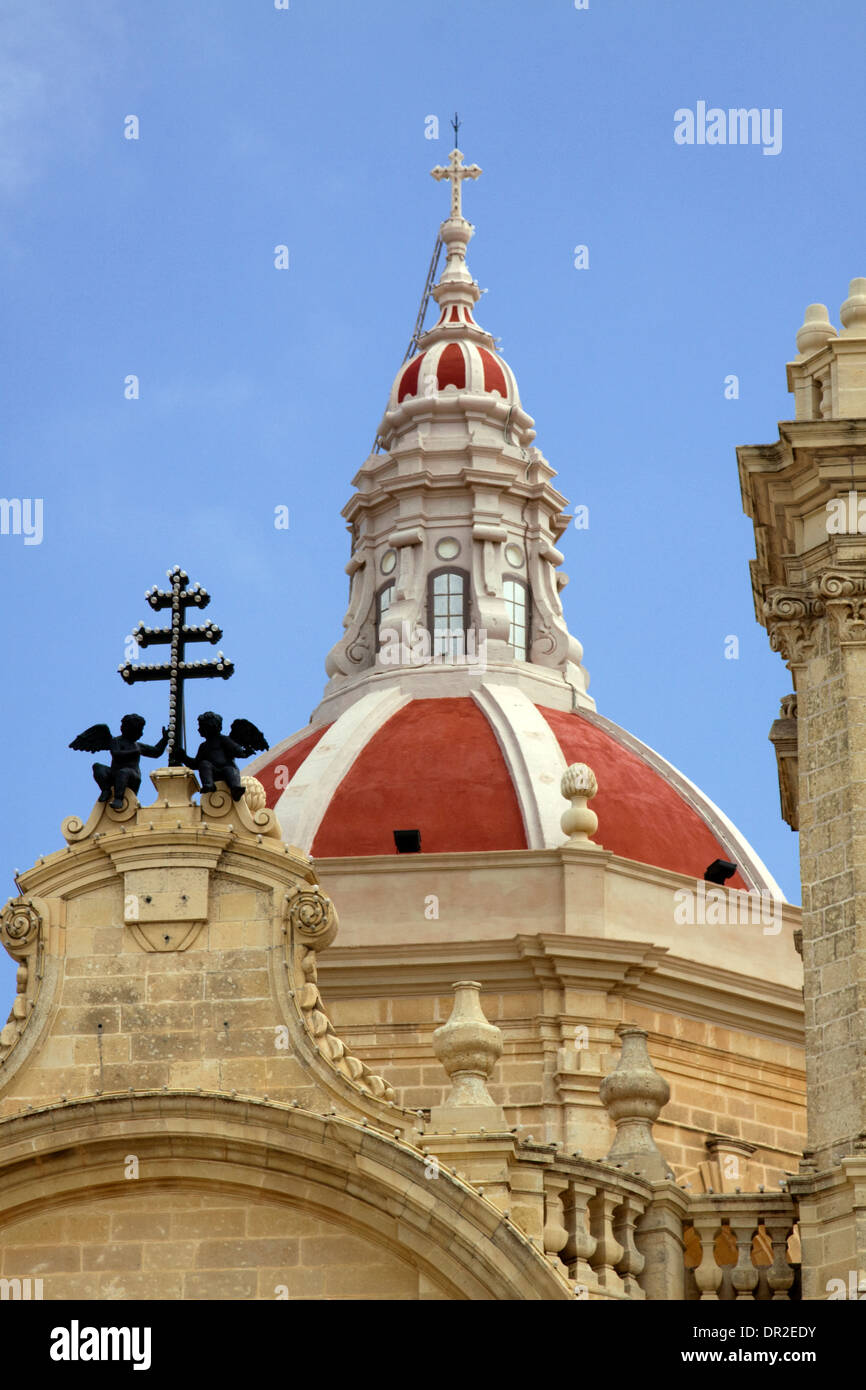 Xaghra Parish Church Stock Photo - Alamy