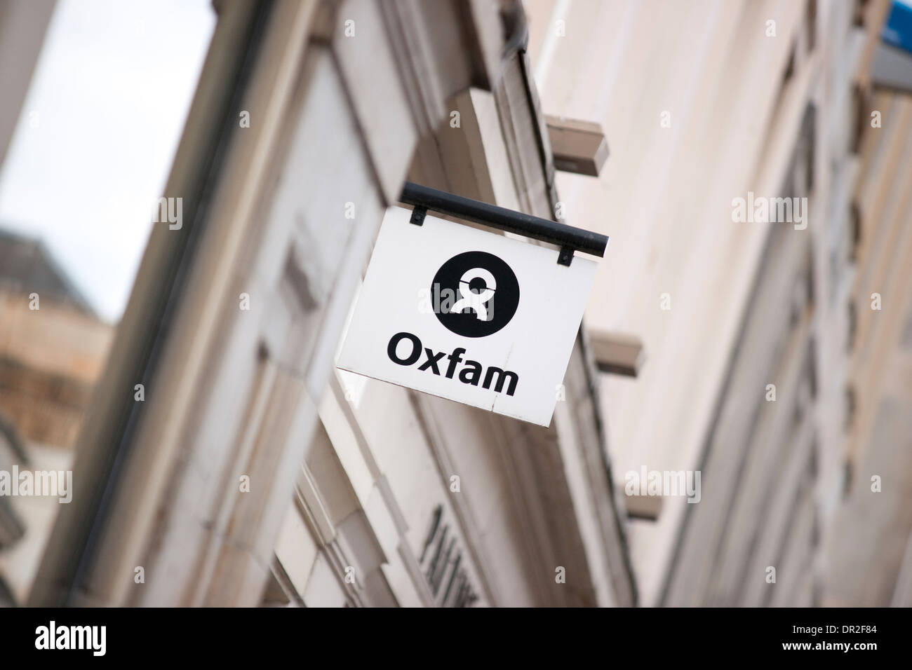 Oxfam Charity Shop Sign, Glasgow, UK Stock Photo Alamy