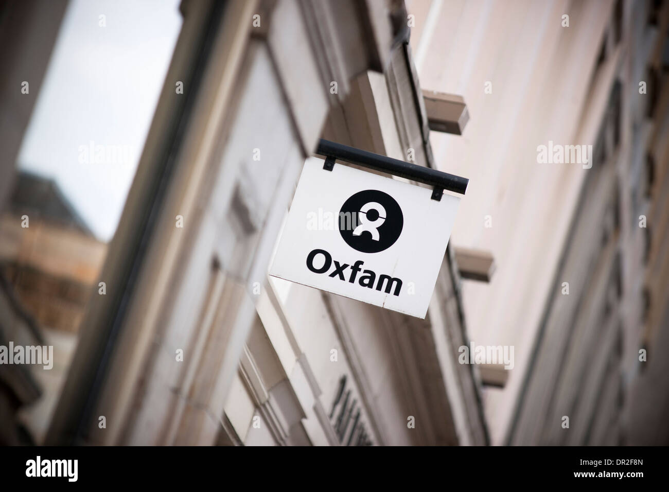 Oxfam Charity Shop Sign, Glasgow, UK Stock Photo Alamy