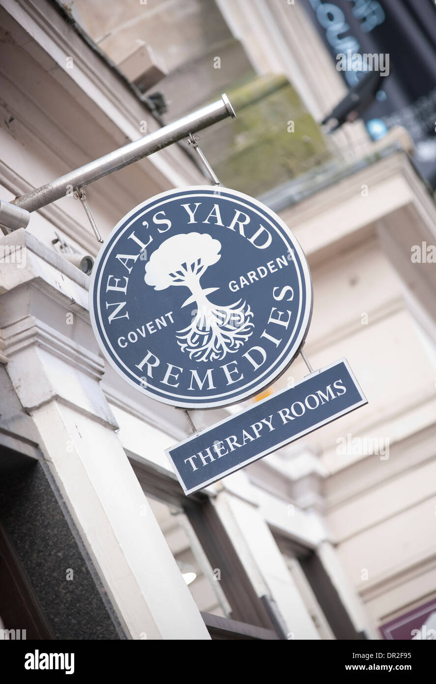 Neal's Yard Remedies of Covent Garden, High Street Sign, Glasgow, UK