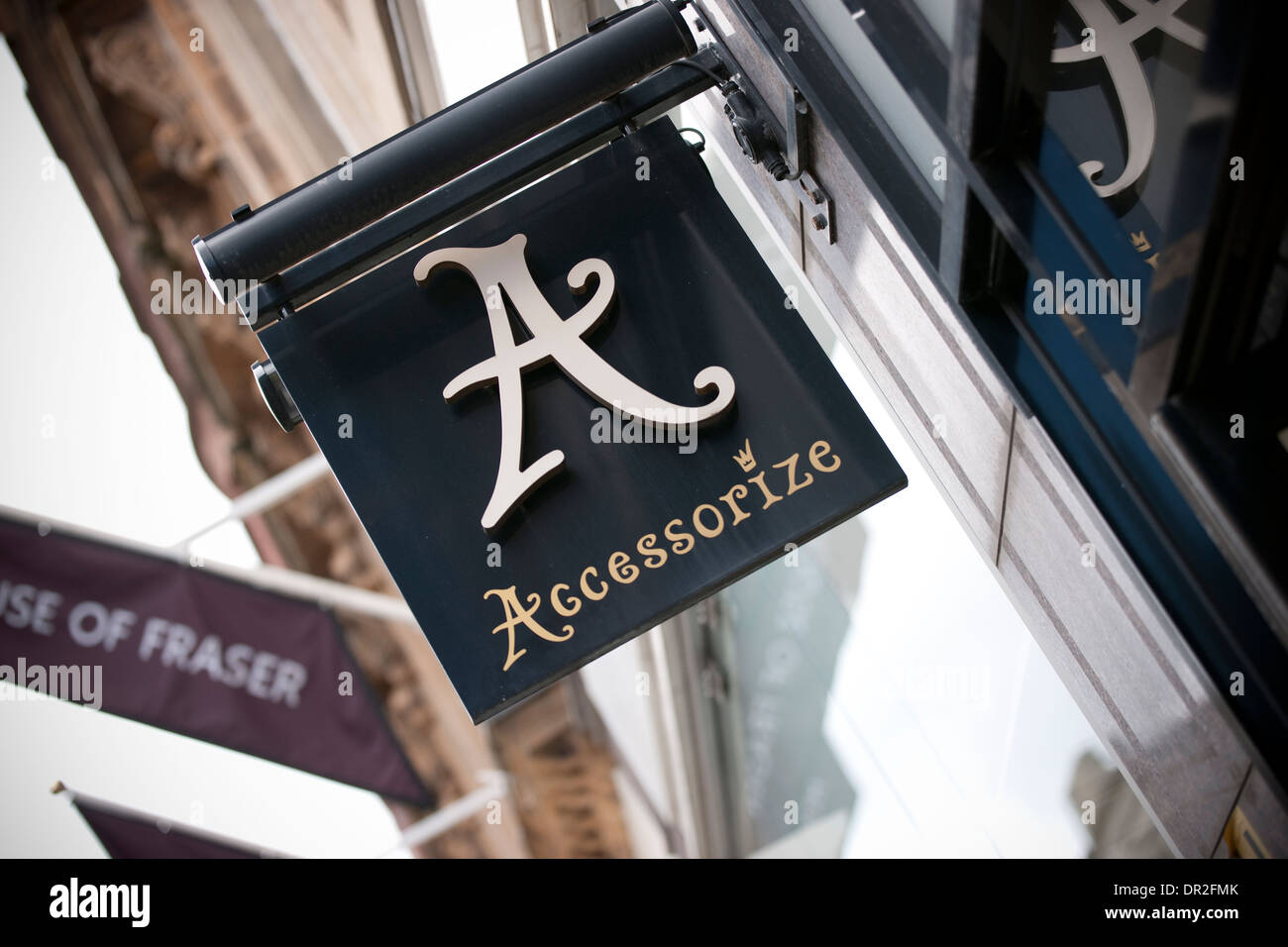 Accessorize Shop High Street Store Sign, Glasgow Stock Photo Alamy