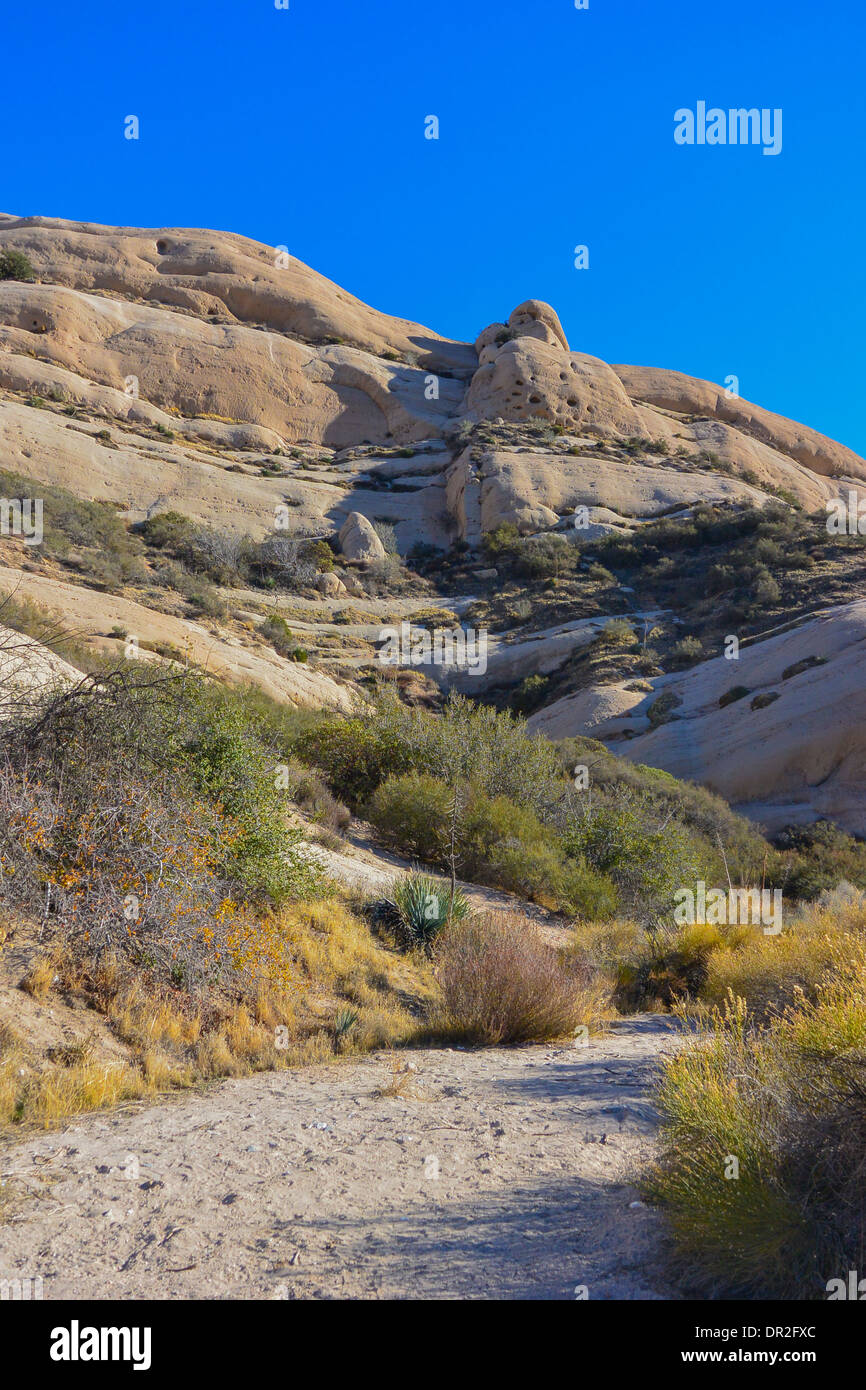 Mormon Rocks near Cajon Pass, between the San Bernardino Mountains and