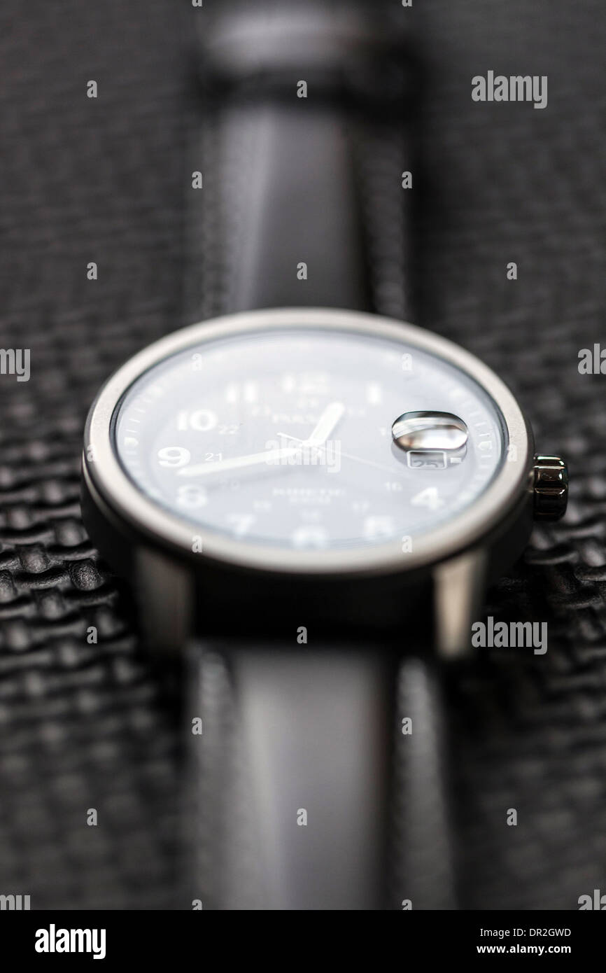 Men's wrist watch Stock Photo