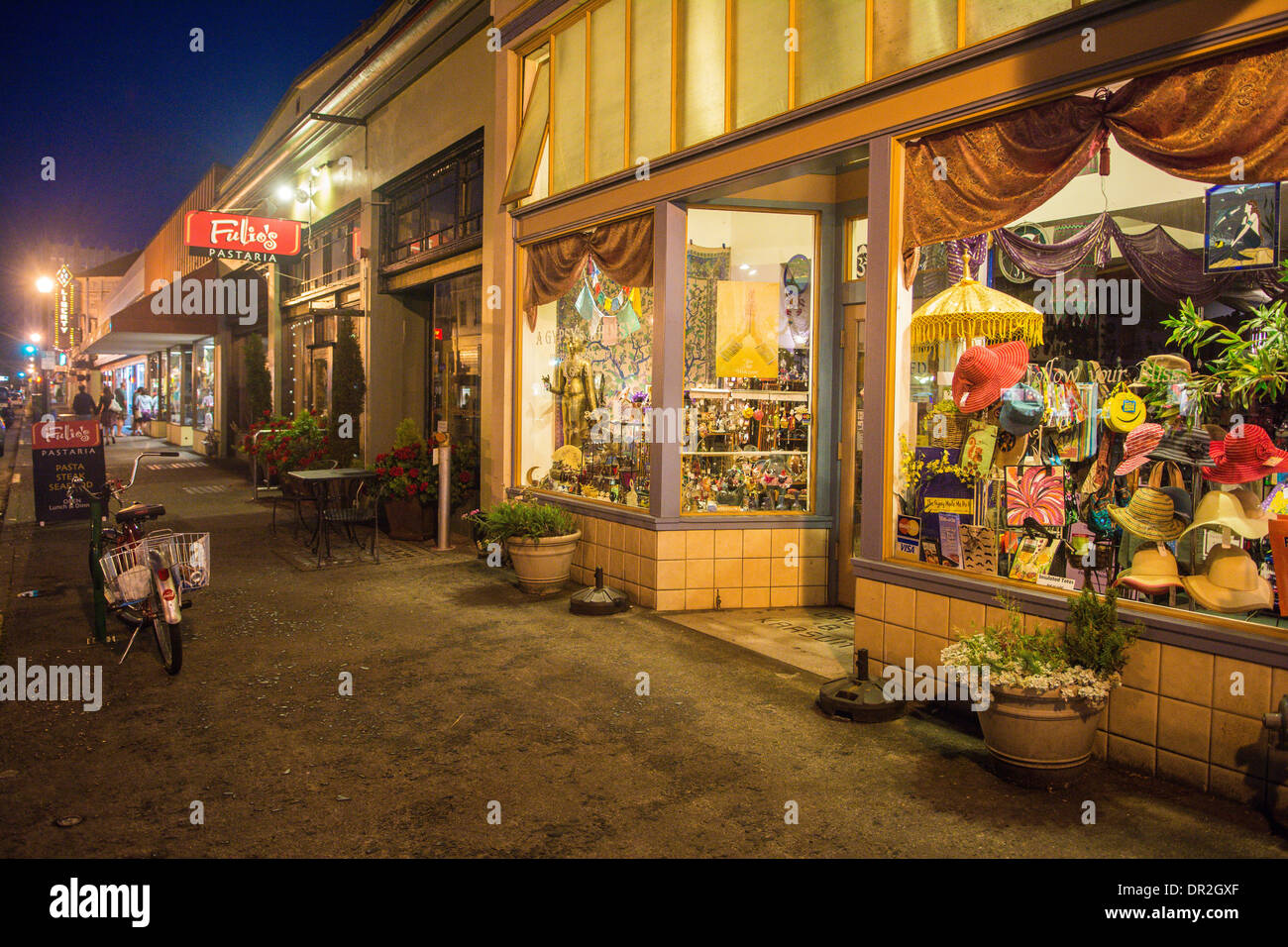 Commercial Street, Downtown Astoria, Oregon, USA Stock Photo Alamy