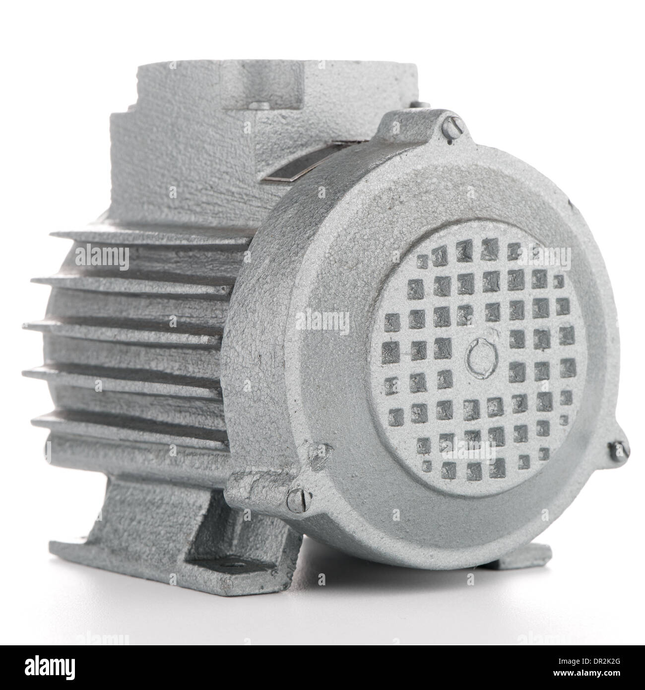 Electric motor on on white background Stock Photo - Alamy