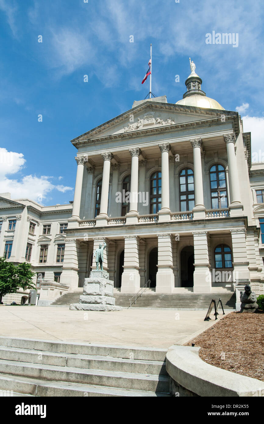 Georgia State Capitol Building, Atlanta, GA Stock Photo