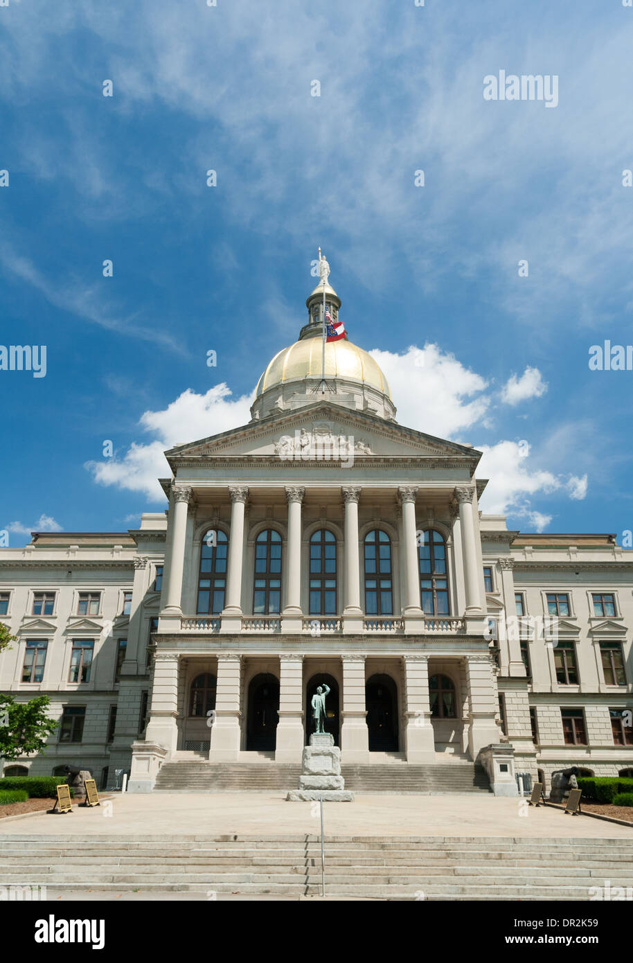 Georgia State Capitol Building, Atlanta, GA Stock Photo