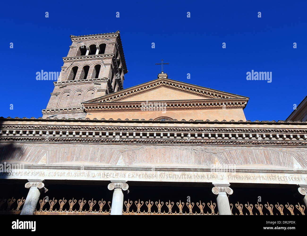 San Giorgio al velabro church located in the ancient Roman Velabrum in ...