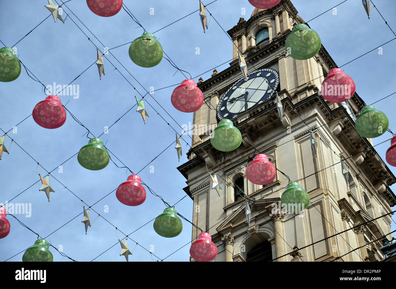 Christmas decorations in the Burke Street shopping area of Melbourne