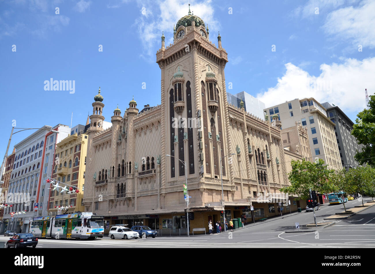 The Forum Theatre on Flinders Street, Melbourne, Victoria, Australia Stock Photo
