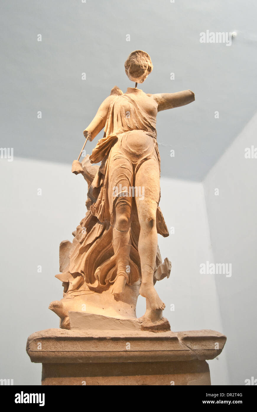 Nike by Paeonius, Olympia archeological museum, greece Stock Photo - Alamy