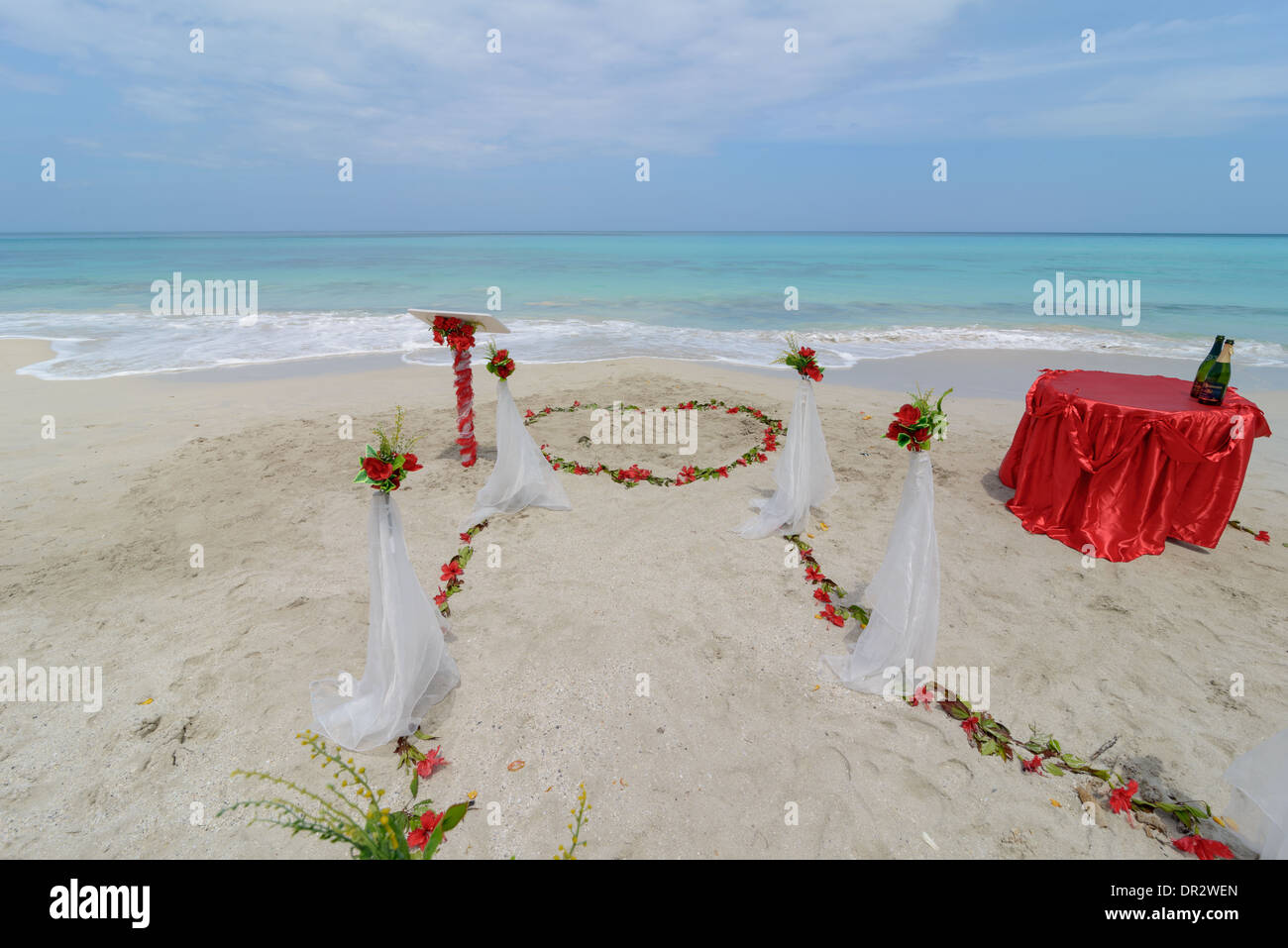 Hochzeit am Strand, Wedding on beach Stock Photo - Alamy