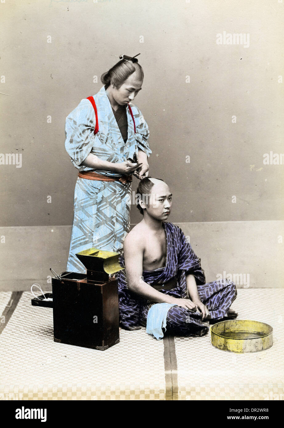 Japanese barber Stock Photo: 65832348 - Alamy