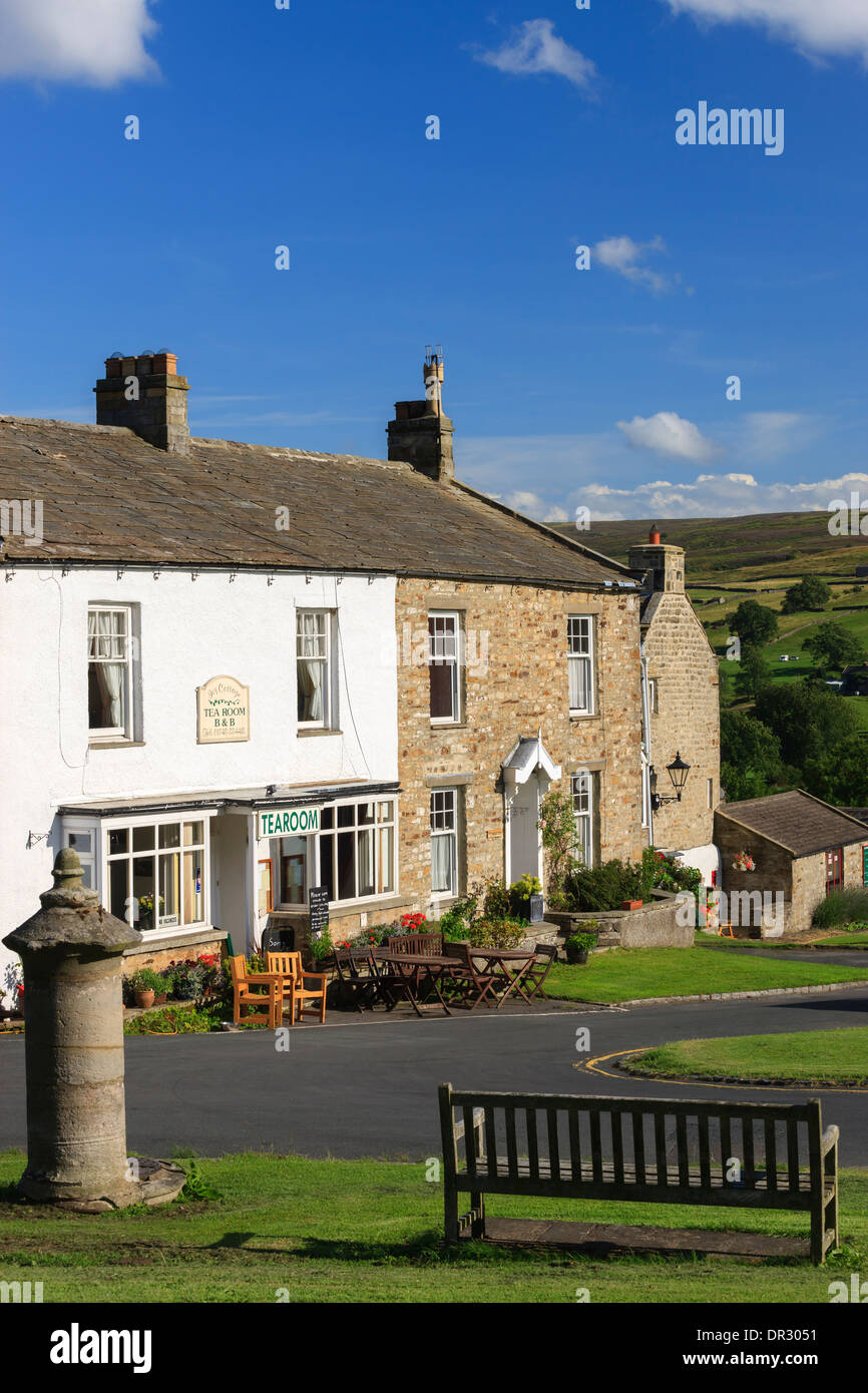 Reeth Upper Swaledale Yorkshire Dales North Yorkshire England Stock Photo