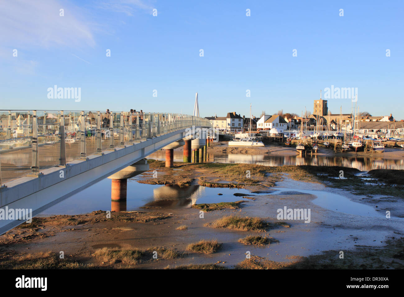 Shoreham by sea Adur river Sussex UK Stock Photo