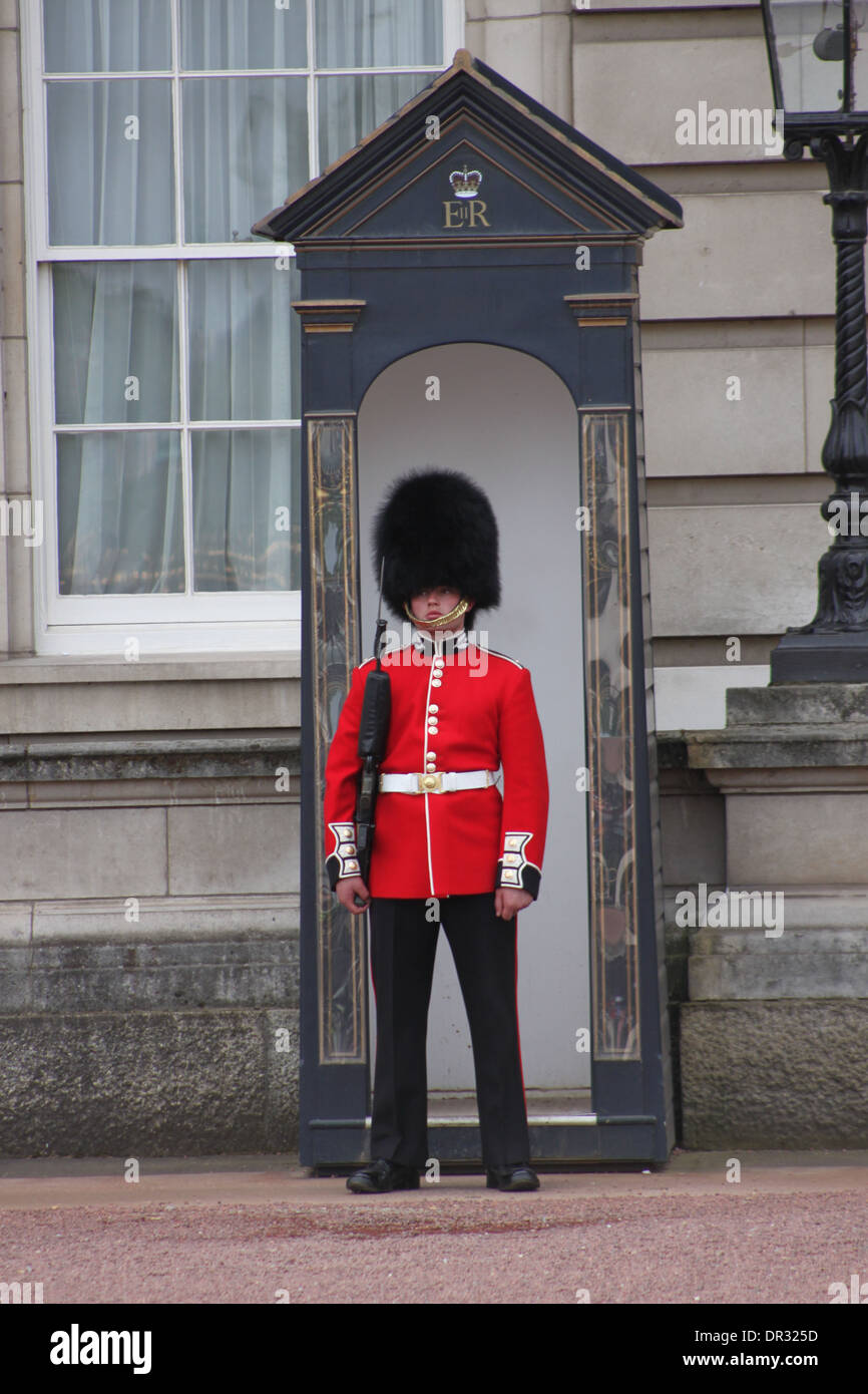 Buckingham Palace Guard, London, England Stock Photo