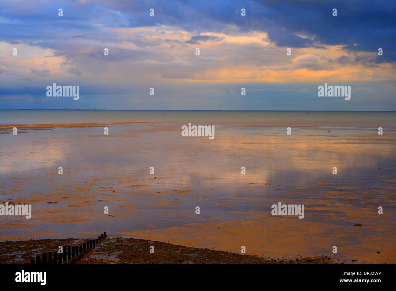 Reflection on sea Stock Photo